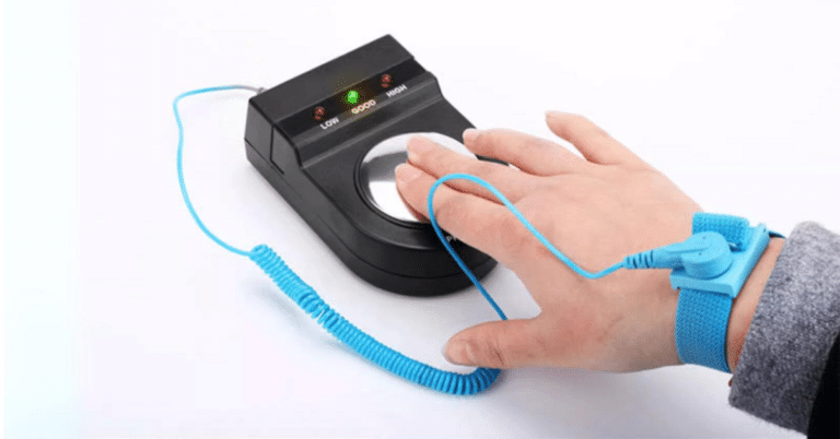 tester per cinturini da polso esd