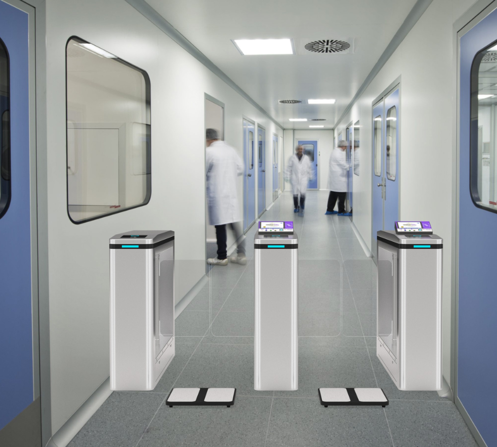 Barriera oscillante per il controllo degli accessi ESD